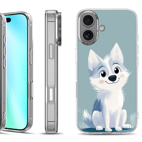 For iphone 16 Phone Case Cover, by OneToughShield - Puppy Charm