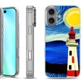 thumbnail image 1 of For iphone 16 Phone Case Cover, by OneToughShield - Starry Night Lighthouse, 1 of 4