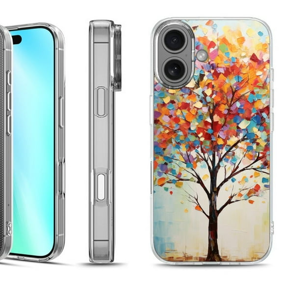 For iphone 16 Phone Case Cover, by OneToughShield - Vibrant Tree