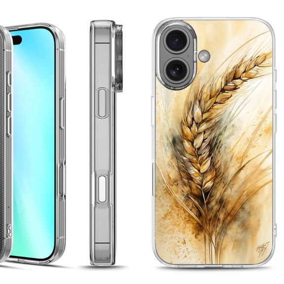For iphone 16 Phone Case Cover, by OneToughShield - Wheat Painting