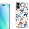 thumbnail image 1 of For iphone 16 Plus Phone Case Cover, Shockproof Case with Tempered Glass Screen Protector, by OneToughShield - Winter Season, 1 of 4