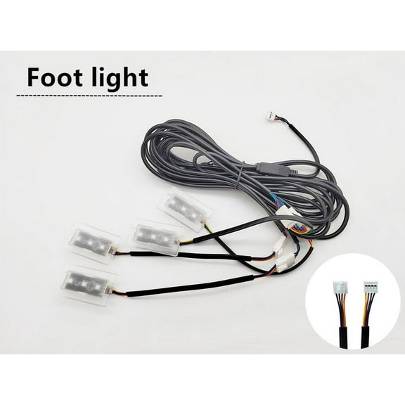 For replacement accessories led strip car ambient lights rgb 64 color interior acrylic strip light guide fiber optic