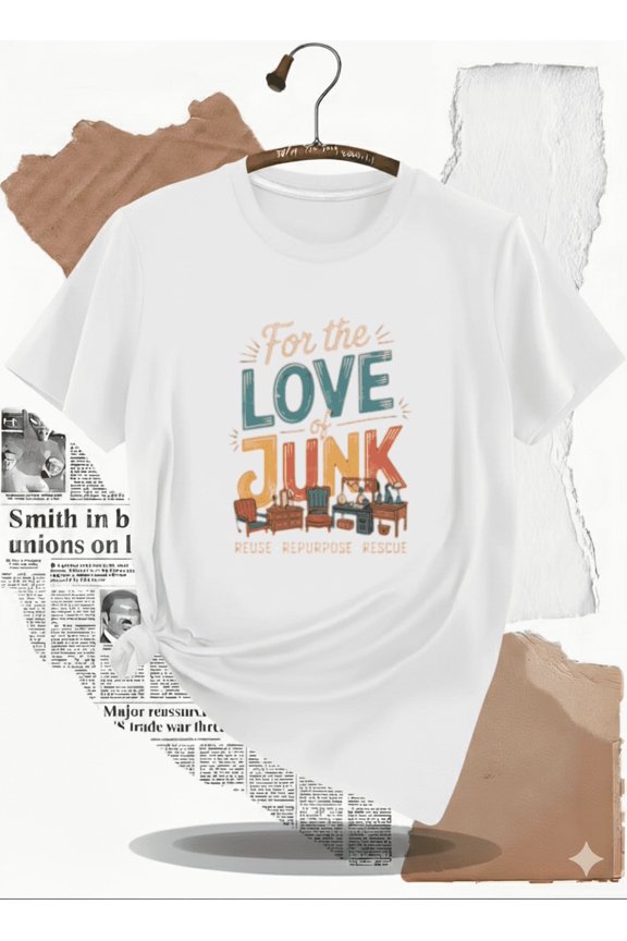 For the Love of Junk Retro Vintage Furniture T-Shirt, for men & women, S-5XL