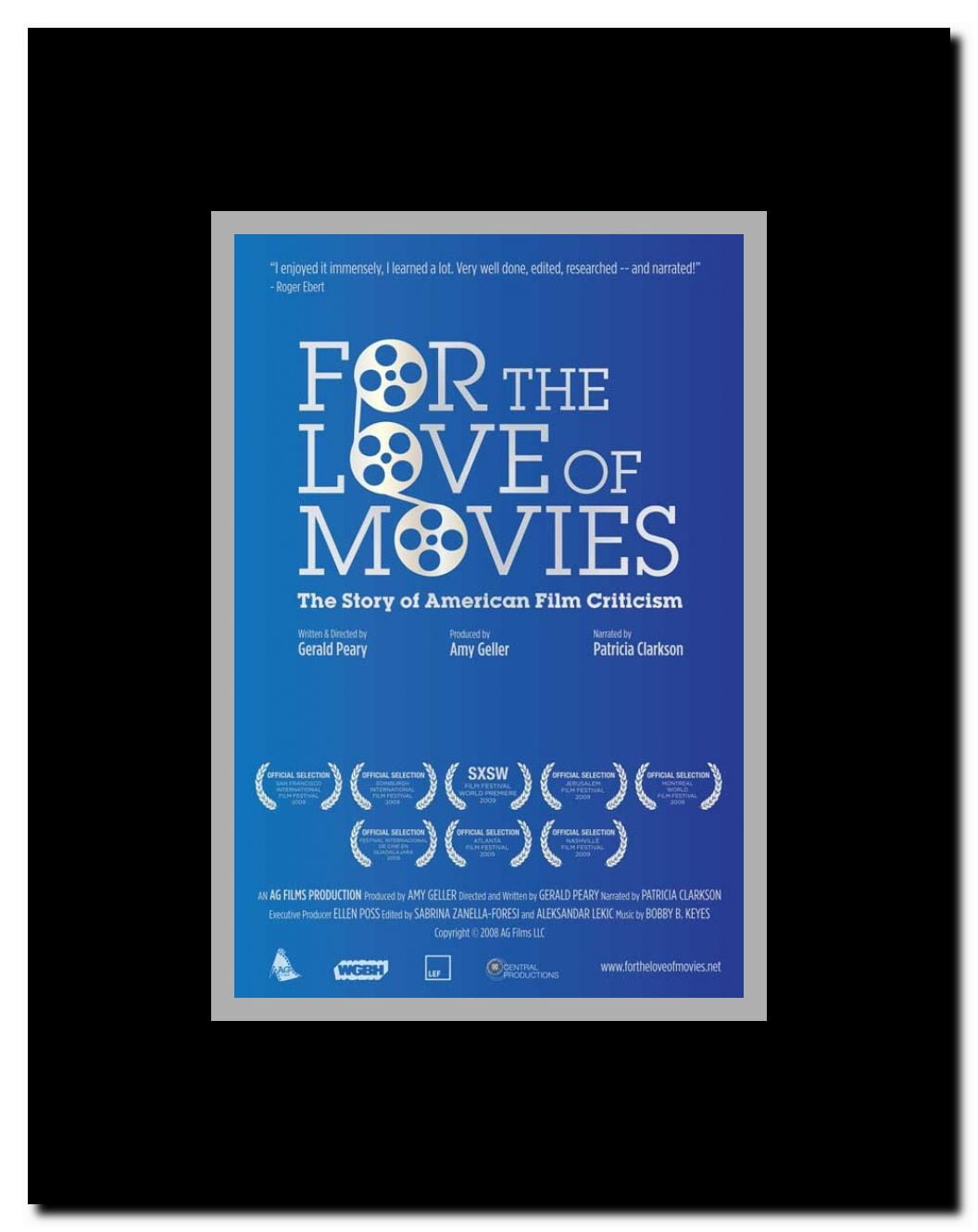For the Love of Movies: The Story of American Film Criticism Framed Movie Poster