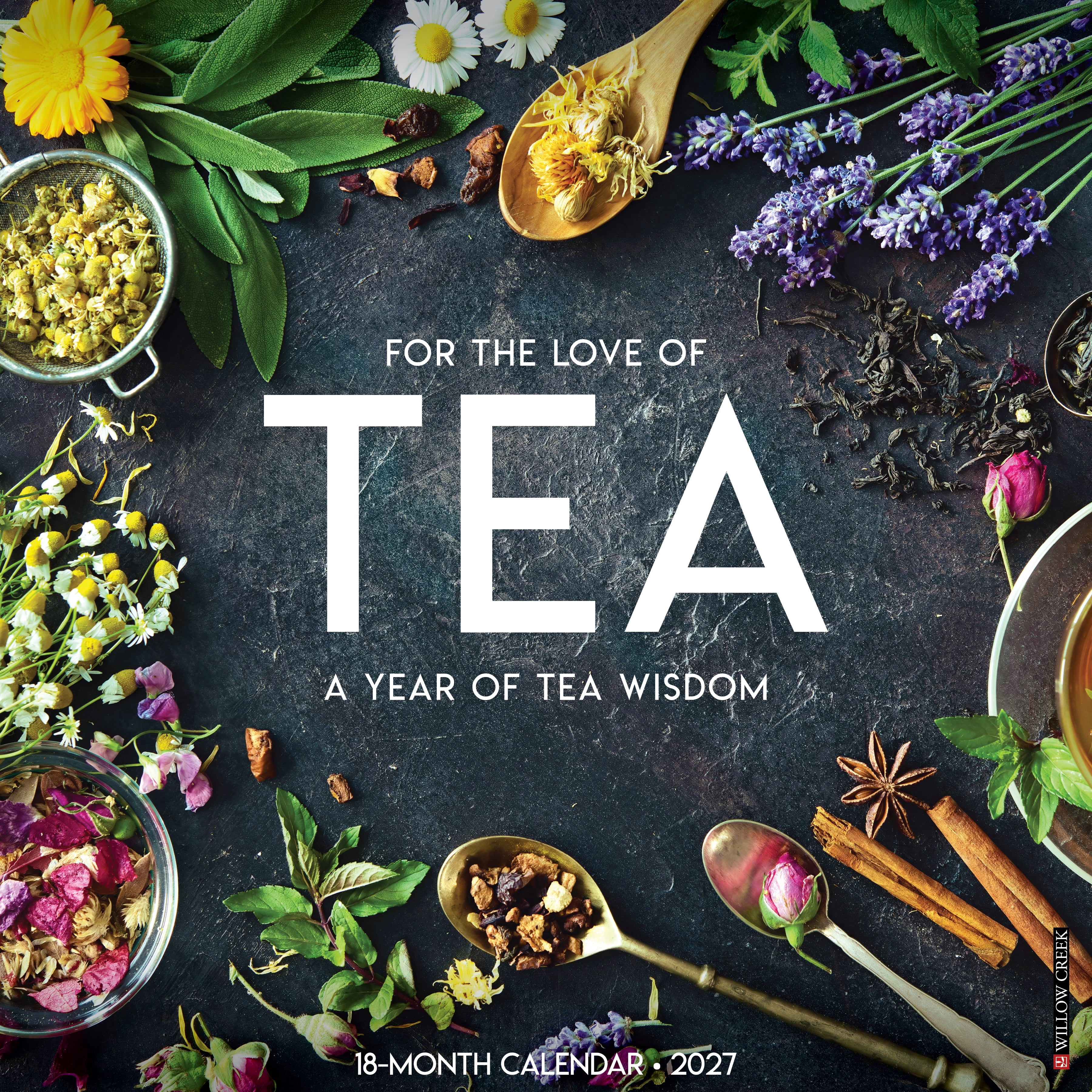 Willow Creek Press, For the Love of Tea 2027 Wall Calendar