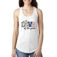 thumbnail image 1 of For the Love of the Game Sports Ladies Racerback Tank Top, White, Medium, 1 of 5