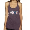 thumbnail image 1 of For the Love of the Game Sports Tri-Blend Racerback Tank Top, Purple Vintage, Small, 1 of 1