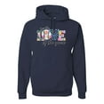 thumbnail image 1 of For the Love of the Game Sports Unisex Graphic Hoodie Sweatshirt, Navy, Medium, 1 of 4