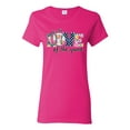 thumbnail image 1 of For the Love of the Game Sports Womens Graphic T-Shirt, Fuschia, Small, 1 of 5