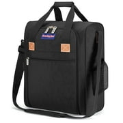 BOARDINGBLUE For the Spirit Frontier American JetBlue 17 Inches Personal Item Under Seat Duffel Bag (Black)