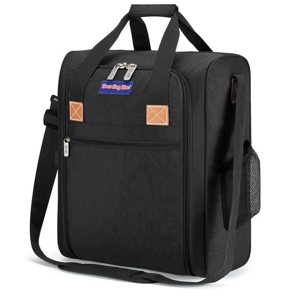 For the Spirit Frontier American JetBlue 17 Inches Personal Item Under Seat Duffel Bag (Black)