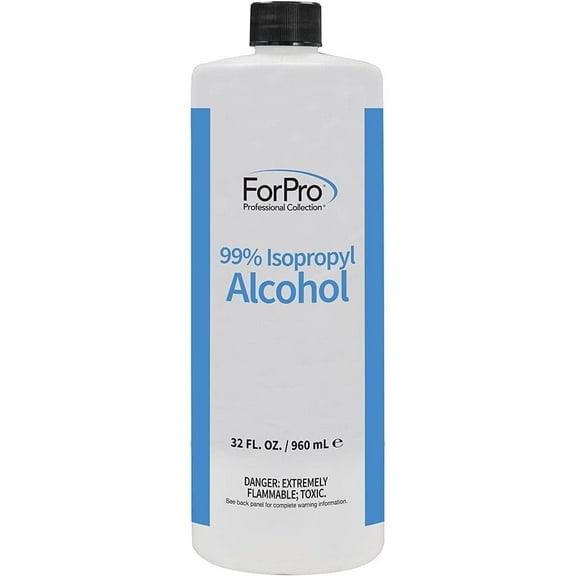 ForPro 99% Isopropyl Alcohol (IPA), Pure & Unadulterated Concentrated Alcohol, 32 Fl Oz