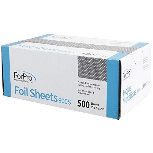 ForPro Embossed Foil Sheets 900S, Aluminum Foil, PopUp Dispenser, for