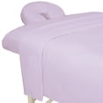 thumbnail image 1 of ForPro Premium Flannel 3-Piece Massage Sheet Set, English Rose, for Massage Tables, Includes Flat Sheet, Fitted Sheet and Fitted Face Rest Cover, 1 of 7
