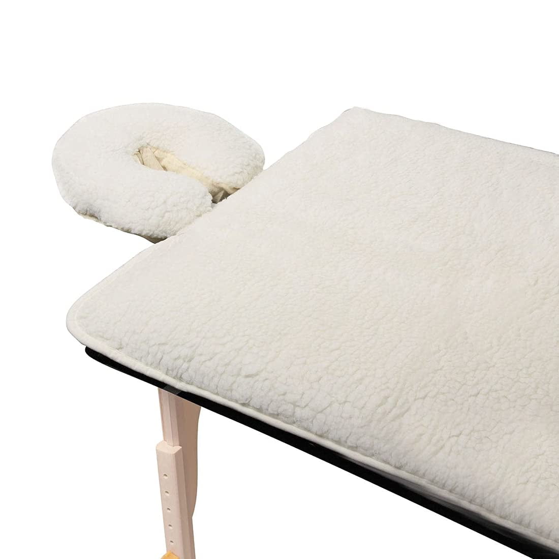 ForPro Premium Fleece Massage Pad Set, Natural, Extra Soft, Hypoallerg