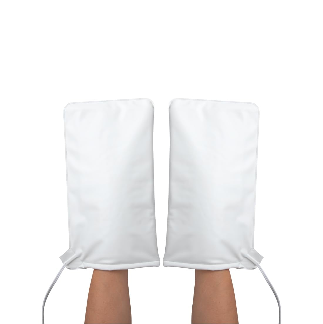ForPro Premium Heated Mitts, Electric Thermal Moisturizing Hand Warmers for Spa Treatments, Dual Temperature Settings, 1-Pair