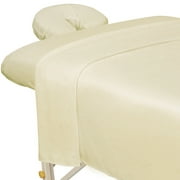 ForPro Premium Microfiber Sheet Set Natural 3Pc