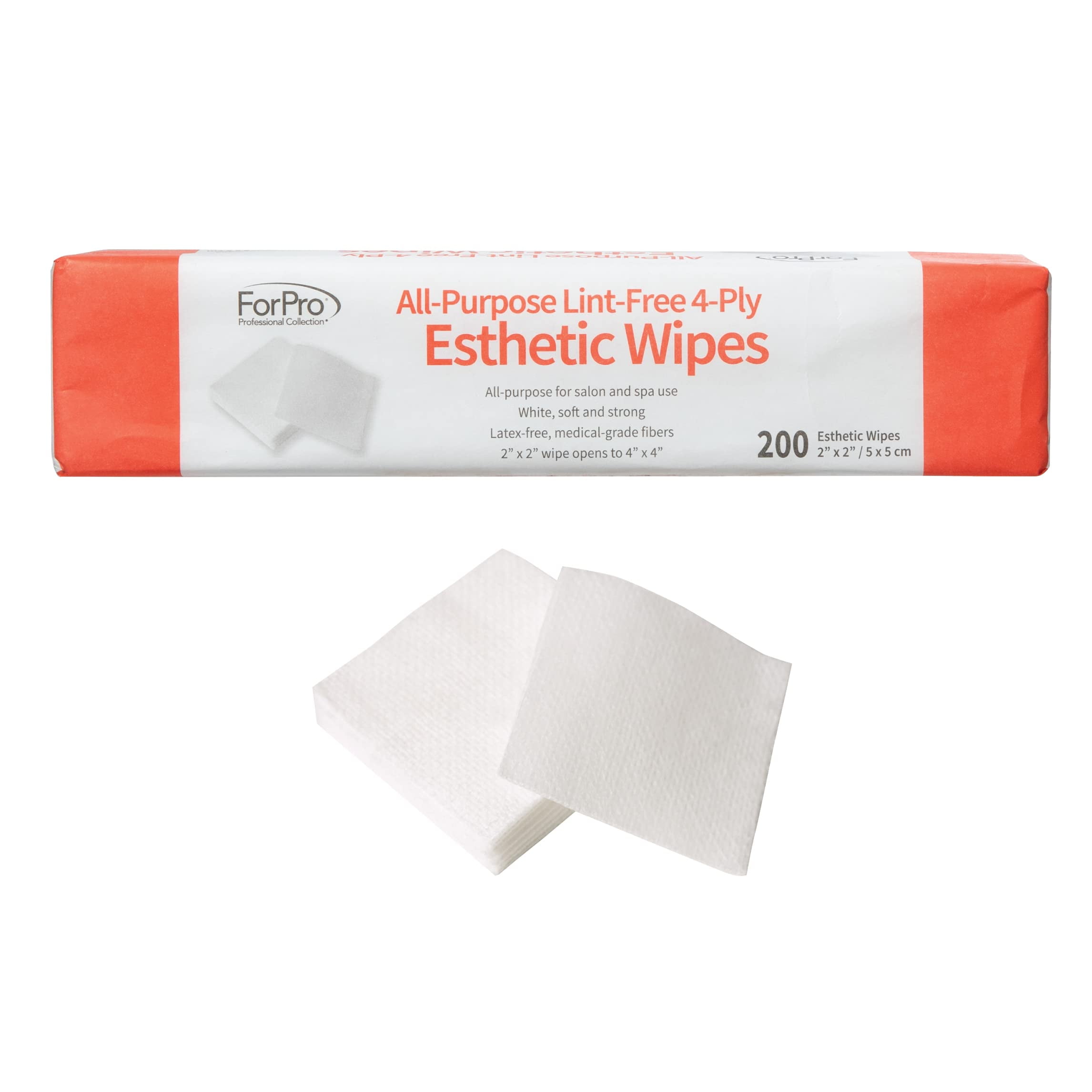 LINT-FREE WIPES Heart Shape 200/Pack - TDI, Inc