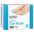 thumbnail image 1 of ForPro Professional Collection Cotton Toe Rope, Lint-Free, Biodegradable Cotton, 6?, 200-Count, 1 of 3