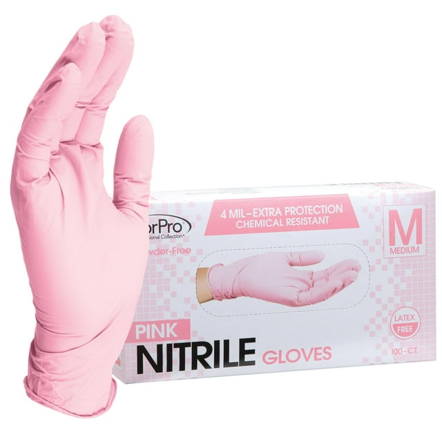 ForPro Professional Collection Disposable Nitrile Gloves, Chemical