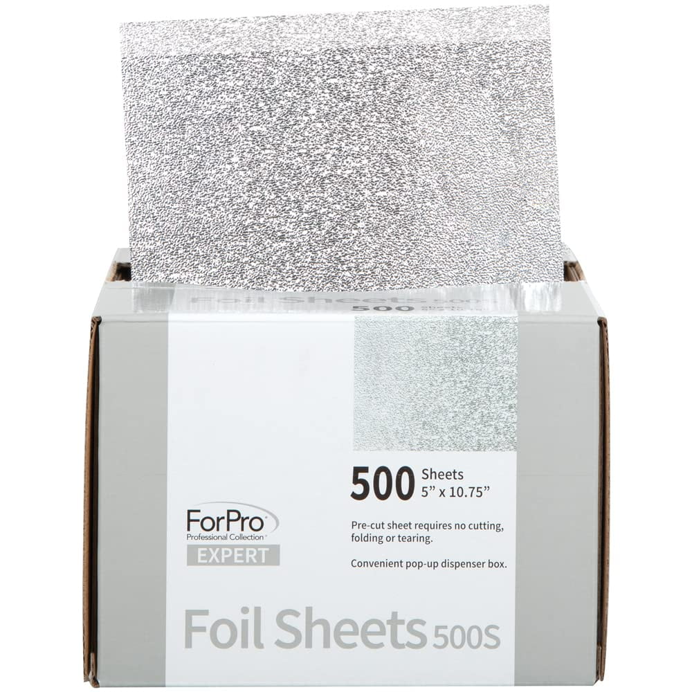 ForPro Collection Aluminium Foil Sheets 500S, PopUp Dispenser, Food