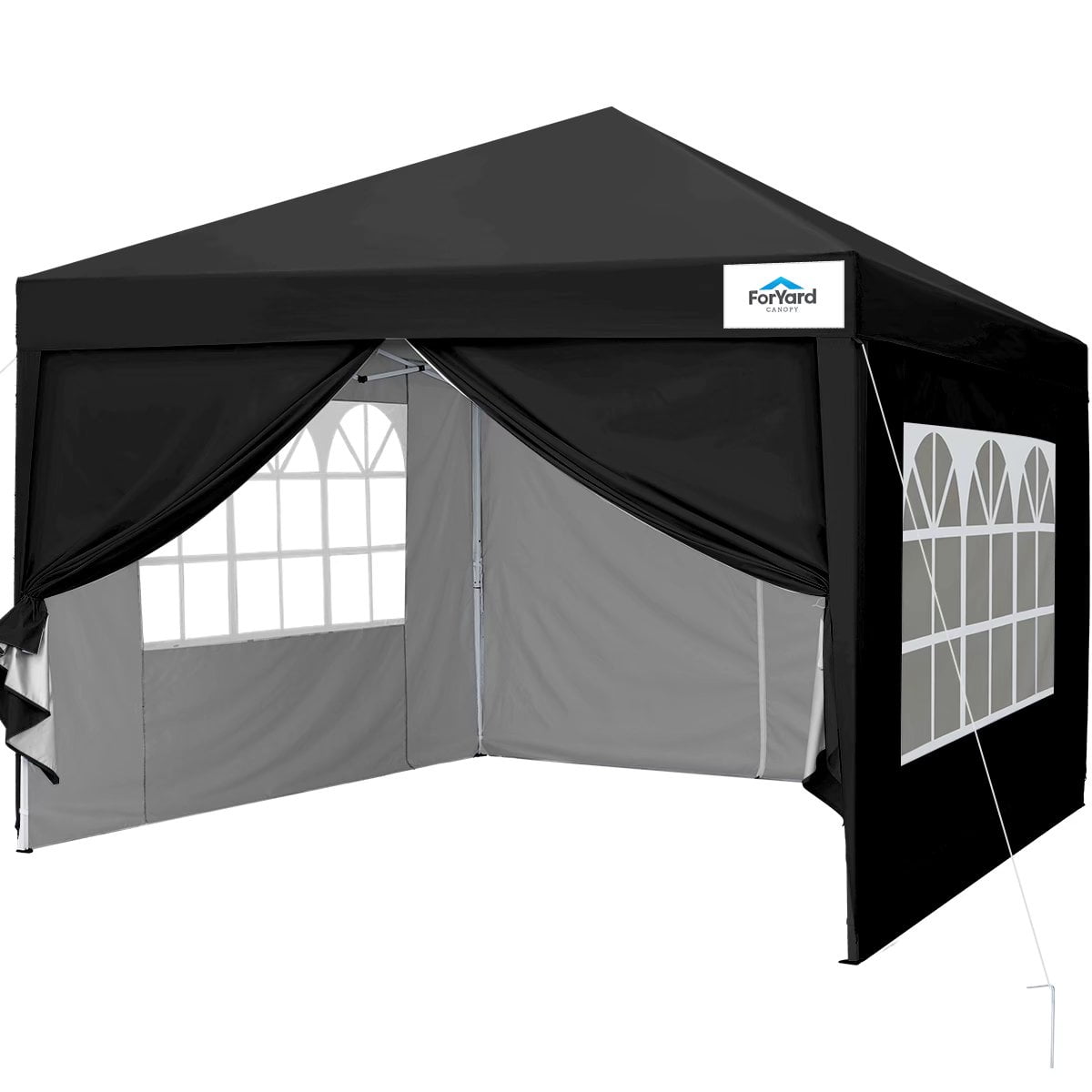 ForYard Pop Up Canopy Tent with Sidewalls Detachable 10 x10