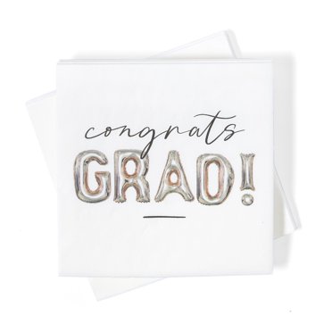 Paper Frenzy Graduation Cards With Black Border - Pack Of 25 Advice For The Grad Notes (3.5x4.875 Inches)