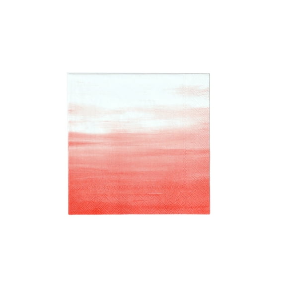 ForYourParty.com Ombre Napkins 20 Pack - Coral