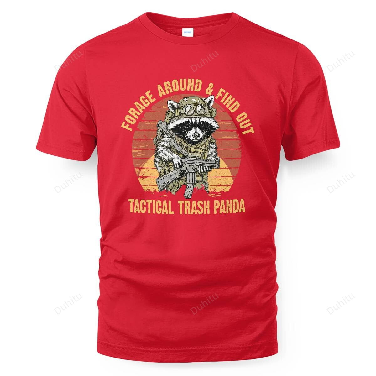 Forage Around & Find Out Tactical Trash Panda Funny Raccoon