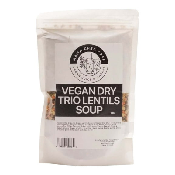Forage Earth & Ocean Vegan Dry Trio Lentil Soup, 1 Lb