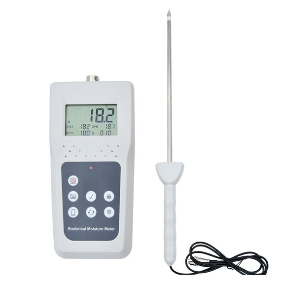 Forage Grass,Haystack Moisture Meter,Measuring Range 0-84,Accuracy 0.1,Suitable For Haystack, Forage Grass,Haystack Moisture Measurement