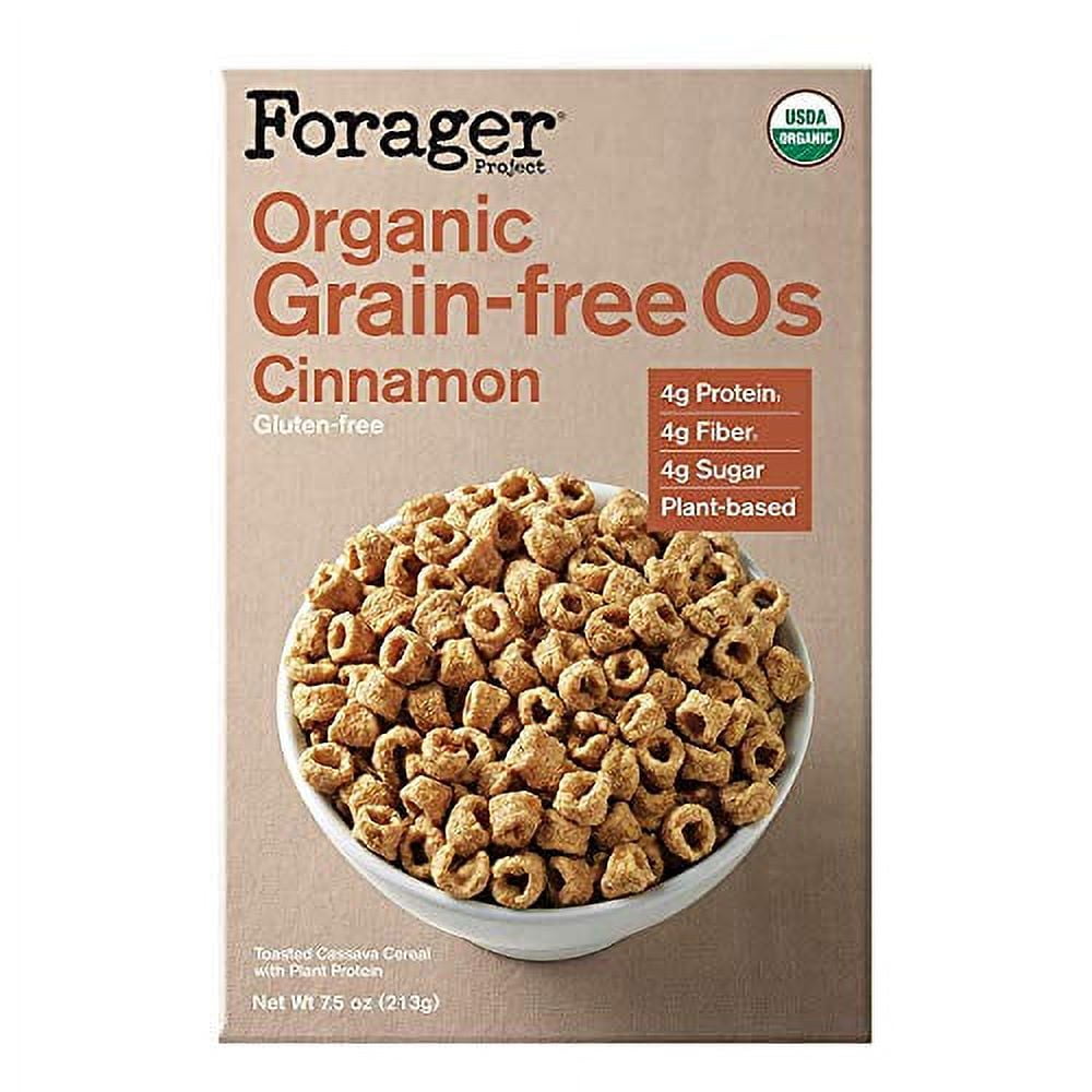 Forager Project Organic GlutenFree Breakfast Cereal Low Sugar, 4g of