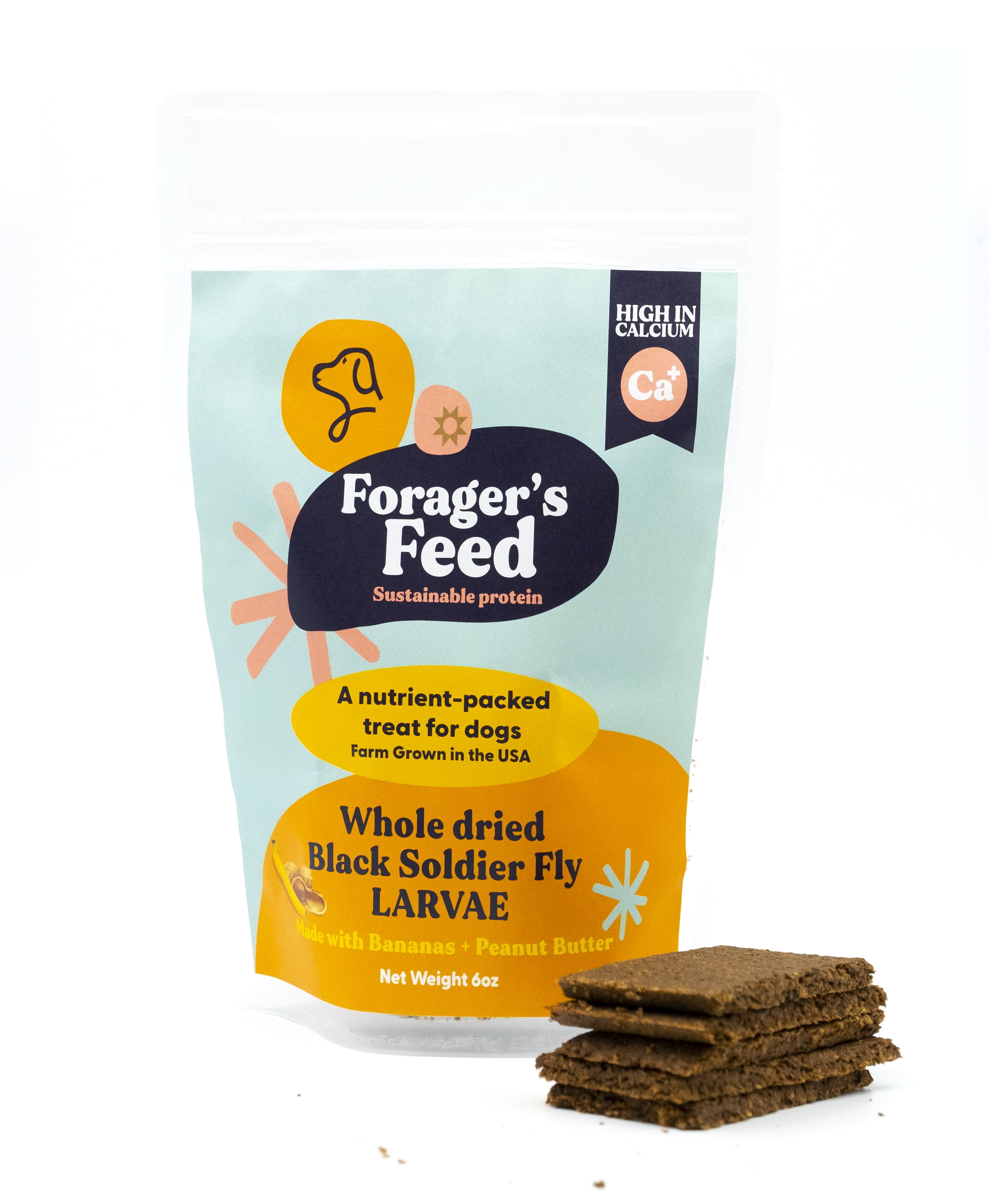 Forager's Feed Sustainable Insect Protein Dog Treat for Canine Health