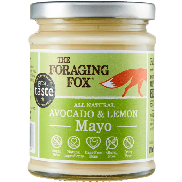 Foraging Fox - Mayonnaise Avocado and Lemon - Case of 6-9.2 Fluid Ounces