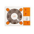 thumbnail image 1 of All For Paws Interactive Dog Puzzle Toy & Slow Feeder – Treat Dispenser Toy for Puppy IQ Training & Mental Stimulation, Square Foraging Plate, Intermediate Level, 1 of 8