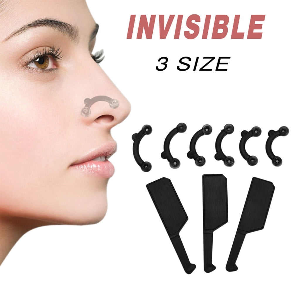 Foraging dimple 1 Set Nose Up Lifting Shaping Clip Beauty Tool Nose Shaper Inserts No Pain