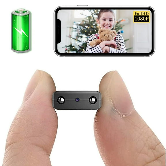 Foraging dimple WIFI Pro Mini 1080P Security Camera with IOS android APP, Black
