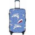 thumbnail image 1 of Foraging shark Print Washable Scratch-Resistant Suitcase Cover Protectors With Concealed Zipper, 1 of 6
