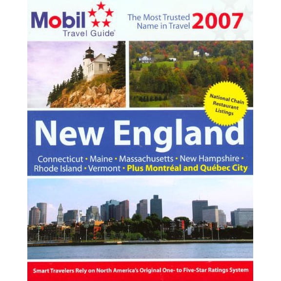 Pre-Owned Mobil Travel Guide New England : Connecticut, Maine, Massachusetts, New Hampshire, Rhode Island, Vermont, Plus Montreal and Quebec City (Paperback) 9780762742585