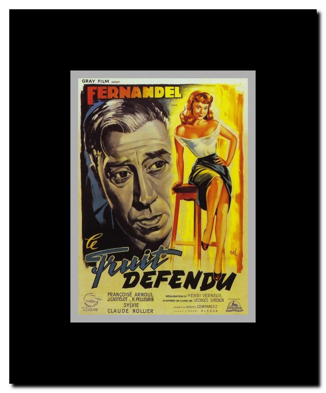 Forbidden Fruit Framed Movie Poster