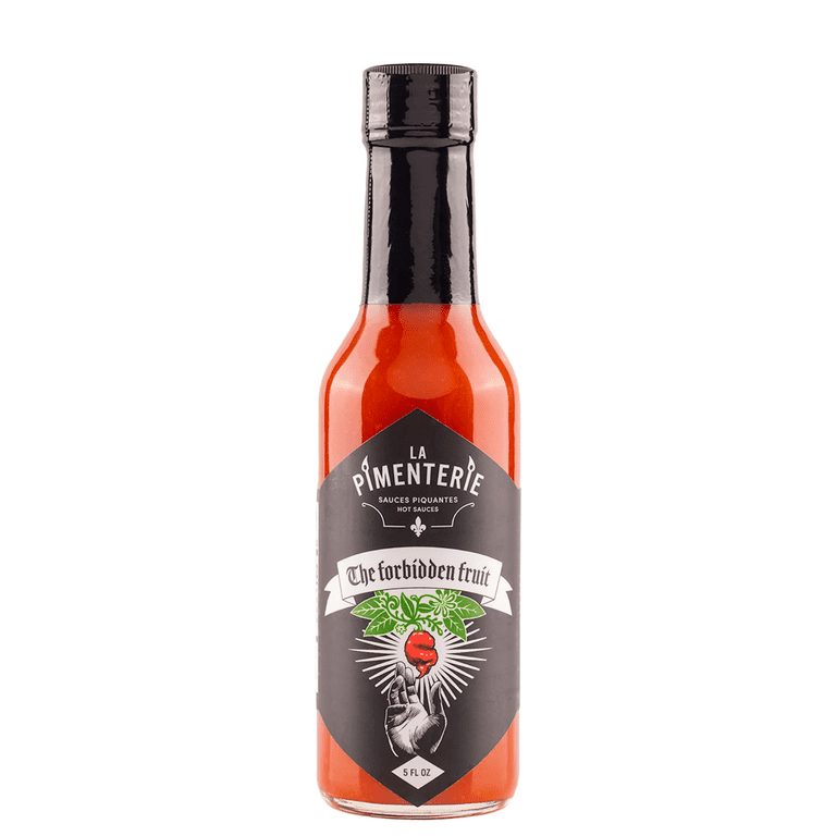 https://i5.walmartimages.com/seo/Forbidden-Fruit-Hot-Sauce-by-La-Pimenterie-Firey-Hot-Sauce-with-Flavors-of-Trinadad-Pepper-Chocolate-Habanero-Jalapeno-5-Fl-oz-Bottle-1-Pack_e54590fe-76f0-4567-976c-288a13c692da.47871d125ba1a295809b7dabb27ffee1.png?odnBg=FFFFFF&odnHeight=768&odnWidth=768&utm_source=chatgpt.com