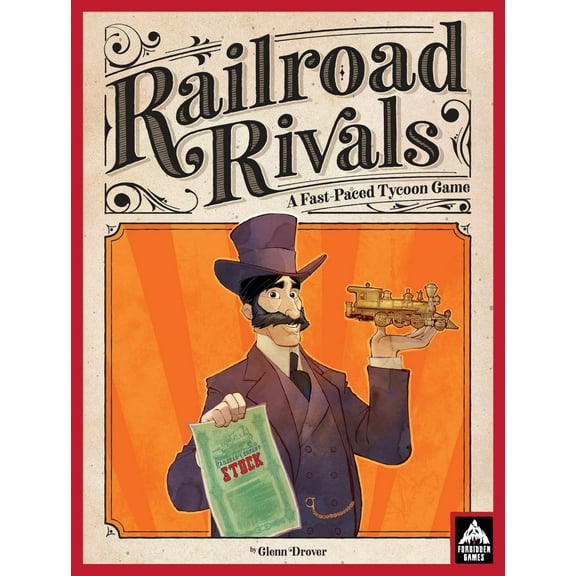 Forbidden Games FRB1200 Railroad Rivals Board Game