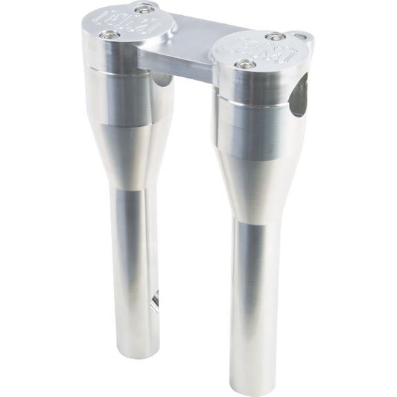 Forbidden Motorcycles 825-05007 Handlebar FM Risers with Gauge Mount Tabs - 11in. - Raw
