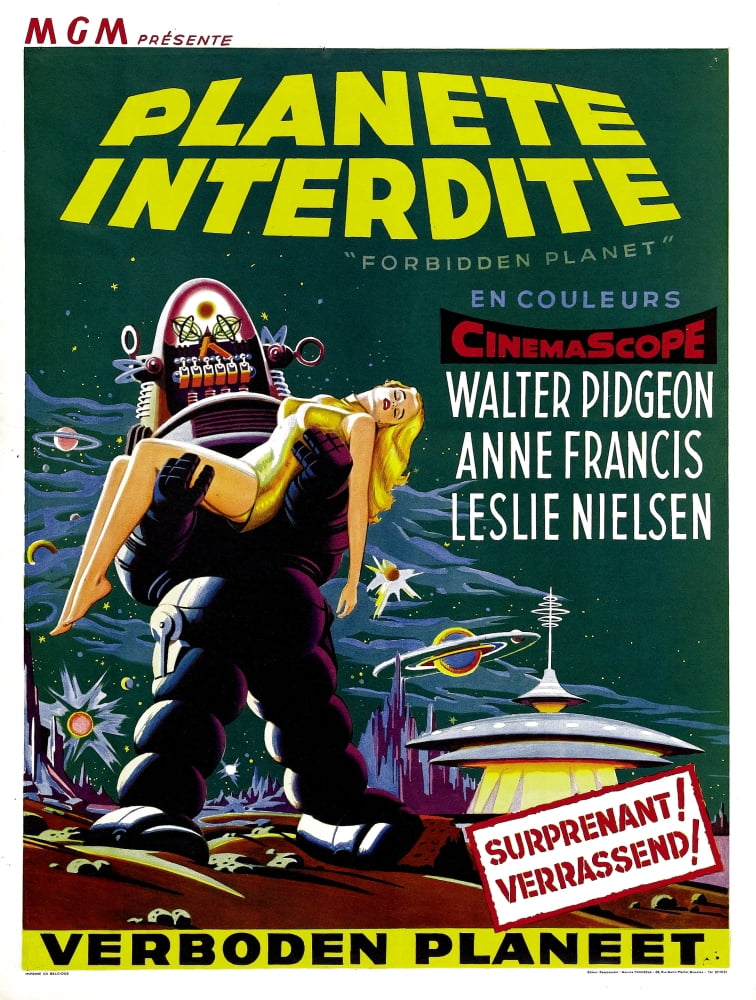 Forbidden Planet Canvas Art - (11 x 17)