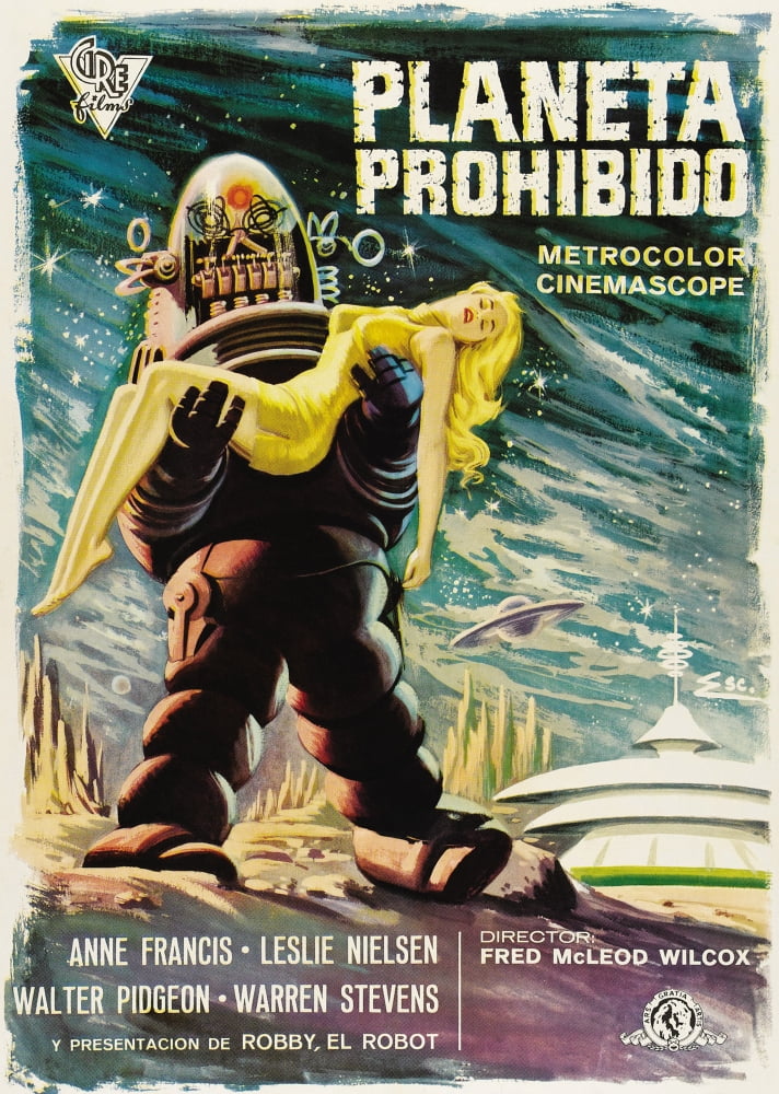 Forbidden Planet Canvas Art -  (24 x 36)