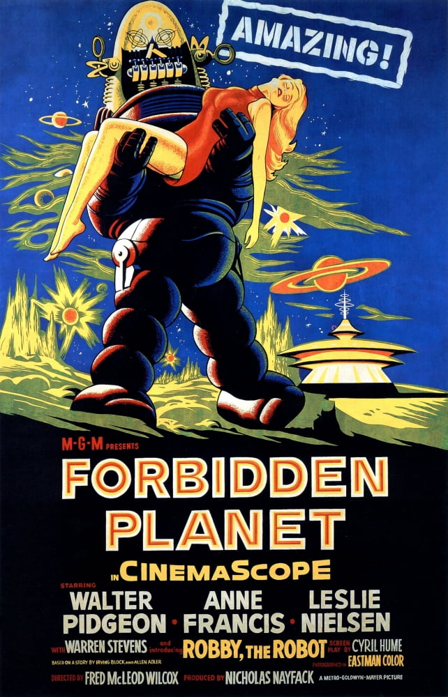 Forbidden Planet Canvas Art - (24 x 36)