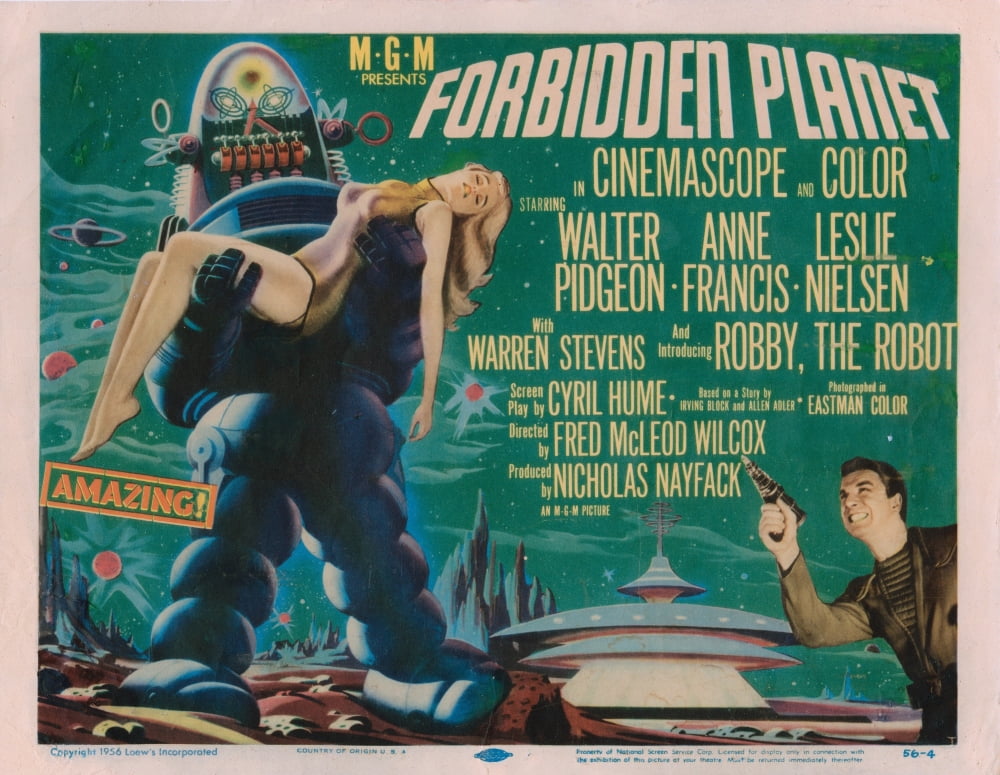 Forbidden Planet Canvas Art - (28 x 22)