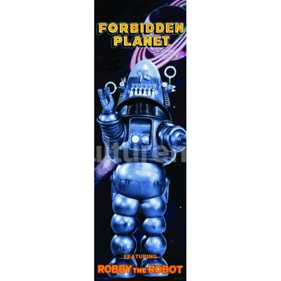 Forbidden Planet Featuring Robby Robot Poster (36 X 12)