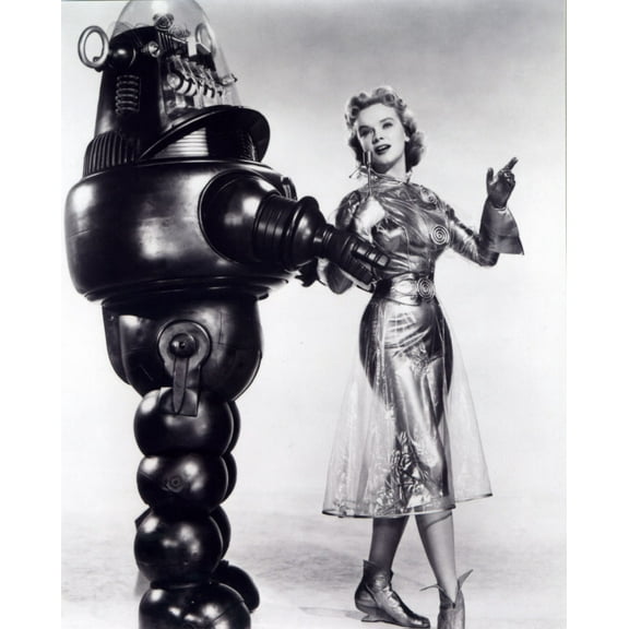 Forbidden Planet Movie Poster Metal Sign 8Inx 12In Metal Print 8x12 Square Adults Best Posters