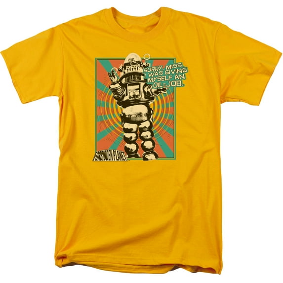Forbidden Planet T-Shirt Oil Job Unisex Graphic Tee For Men & Women